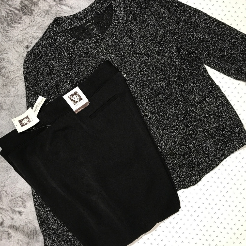 Black business pants size 16 petite